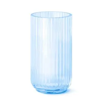 LYNGBY Vase glas 20 cm - lyseblå - GAVER TIL HENDE