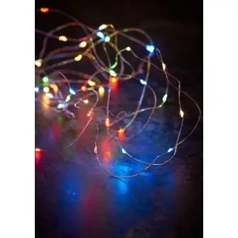 DAY Wirelyskæde til batterie multicolor - 40 LED - DAY
