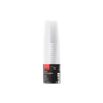 SAANA Drikkeglas 30 cl i plast - 20 stk - OUTDOOR