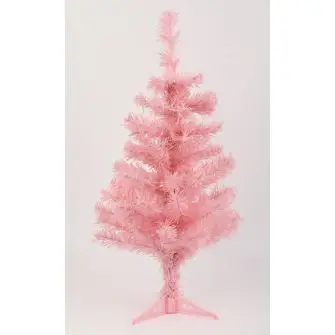 CONZEPT Kunstigt juletræ pink - 60 cm - JULETRÆER
