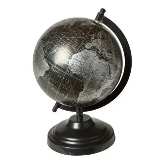 DACORE Globus sort - Ø15 cm - PYNT & FIGURER