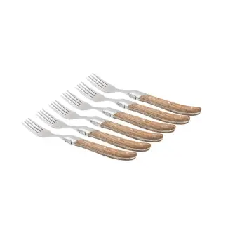 LAGUIOLE BY HAWS Steakgafler 6 stk - egetræ - GAFLER