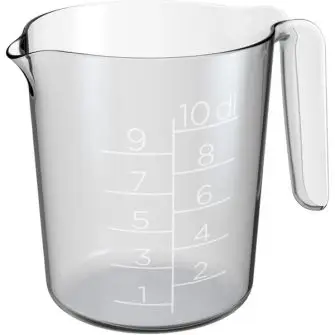 GASTROMAX Målekande 1,0 liter - MÅLEBÆGERE