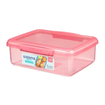 SISTEMA Madkasse lunch 2 liter - støvet pink - SISTEMA