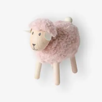 DACORE Træfigur får rosa  - 15 cm - PYNT & FIGURER