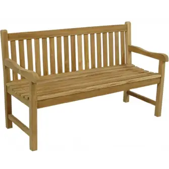TEAK Havebænk boston - 3 pers / 150 cm - HAVEMØBLER