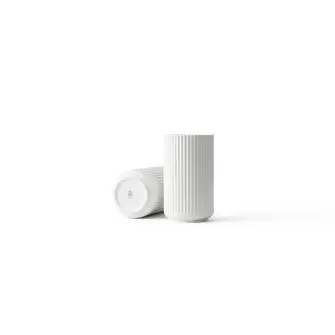 LYNGBY Porcelæn vase 25 cm - hvid - GAVER TIL HENDE