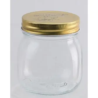 CONZEPT Geleglas m/skruelåg - 250 ml - OPBEVARINGSGLAS / DÅSER