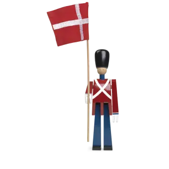 KAY BOJESEN Fanebærer med tekstilflag - KAY BOJESEN