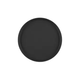 MAKU Serveringsbakke Ø35 cm - sort - BAKKER