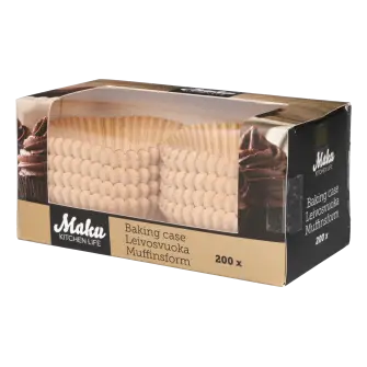 SAANA Muffinsforme papir brun - 200 stk - BAGEFORME