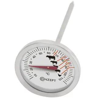 CONZEPT Stegetermometer - rund - KØKKENARTIKLER