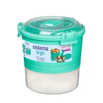 SISTEMA Lunch stack to go - teal - OPBEVARING