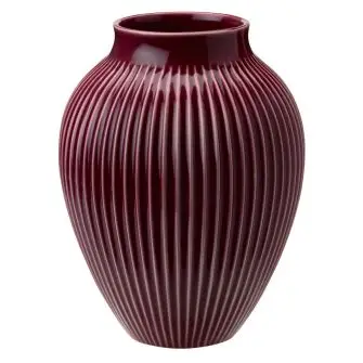 KNABSTRUP Vase 20 cm m/riller - berry - VASER