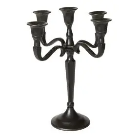 DACORE Lysestage 5 arme H27 cm - sort - 