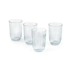 KÄHLER  Hammershøi vandglas 37 cl klar 4 stk. - klar - MÅNEDSTILBUD