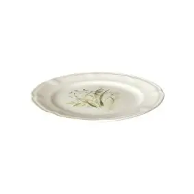 DACORE Flora dessert tallerken med blomst Ø20 cm - grøn - 