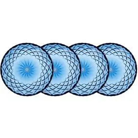 LYNGBY Sorrento asietter 16 cm 4 stk - blå - 