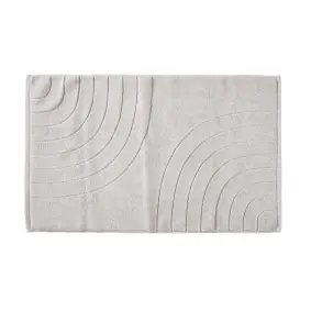 ZONE Bademåtte time 80 x 50 cm - soft grey - 