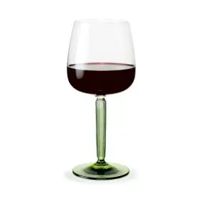 KÄHLER Hammershøi rødvinsglas 49 cl 2 stk - grøn - MÅNEDSTILBUD