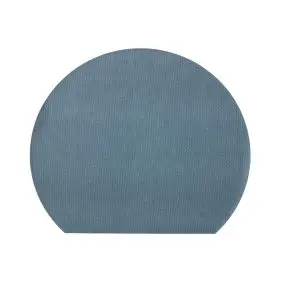 STUDIO ROUND Dækkeservietter 4 stk vendbar 43x36 cm - blå/sand - 