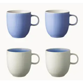 STUDIO ROUND North krus 33 cl blå mix - 4 stk - 