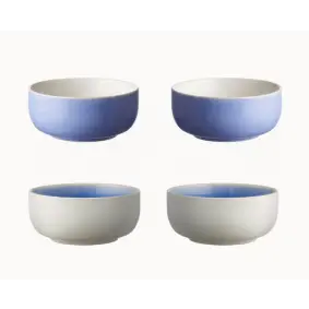 STUDIO ROUND North skål 11 cm blå mix - 4 stk - 