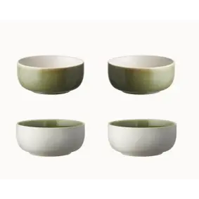 STUDIO ROUND North skål 11 cm grøn mix - 4 stk - 