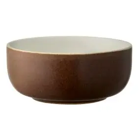 STUDIO ROUND North skål 11 cm - mat brun/mat hvid - MÅNEDSTILBUD