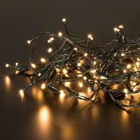 DACORE Lyskæde 120 led - blinker i takt med musik - varm hvid - 