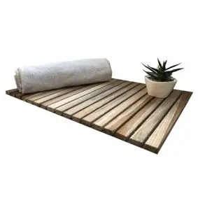 DACORE Teak bademåtte 40 x 60 cm - 