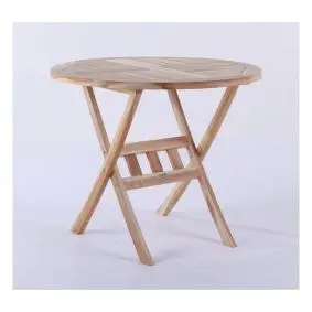 TEAK Havebord Ø 90 cm - mondena Forventet på lager igen foråret 2026 - 