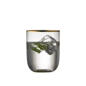 LYNGBY GLAS Palermo gold tumbler 4 stk - 
