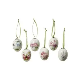 DACORE Påskeæg med motiver blomster/sommerfugle - 1 stk - 