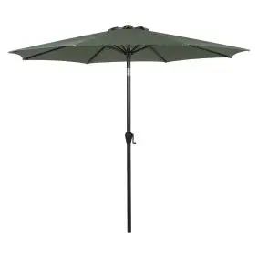 OUTFIT Alu parasol Ø3 m m/tilt og hejs - grøn - 