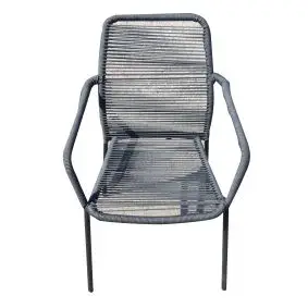 Firenze havestol – grå stof gjorder - 