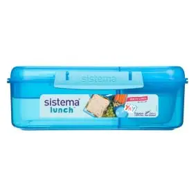 SISTEMA Madkasse bento box lunch 1,65 liter - blå - 