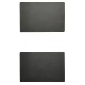 DACORE Dækkeserviet vendbar 30x45 cm - mørkegrå/sort - 