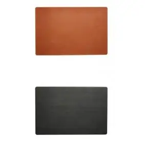 DACORE Dækkeserviet vendbar 30 x 45 cm - cognac/sort - 