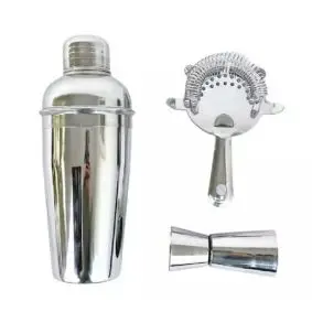 DACORE Cocktailsæt 3 dele - stål - 