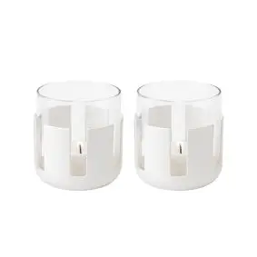 STELTON Luna fyrfadsstage 2 stk - soft white - 