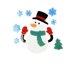 DET GAMLE APOTEK Vinduespynt gel - snemand - 