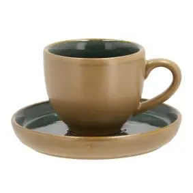 BITZ Espressokop m/underkop 7 cl - wood/forrest - 