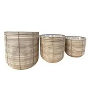 DACORE Kurvesæt 3 stk Ø44/40/35 - natur - 