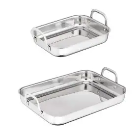 TEFAL Emotion SS bradepandesæt 2 stk - stål - 