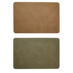 DACORE Dækkeserviet vendbar 30x45 cm - army/camel - 