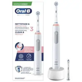 ORAL-B Tandbørste pro 3 clean & protect sensitive - 