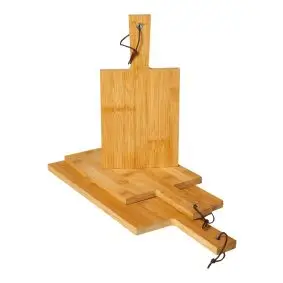 DACORE Bambus skærebræt sæt med 3 stk - 