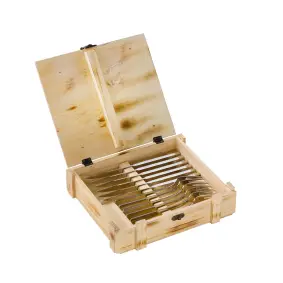 ZWILLING Steak bestik i stål - 12 dele - 