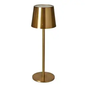 DACORE Bordlampe med touch genopladelig - guld - 
